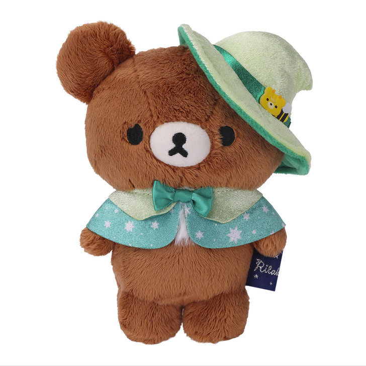 Chairoikoguma Rilakkuma Magic S Plush Toy - soft honey-colored bear plushie perfect for cuddling and relaxation at Jellybeet