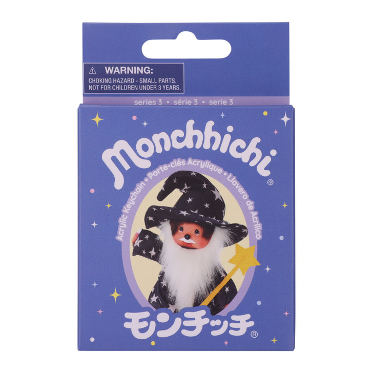 Monchhichi Fairytale Series 3 acrylic keychain blind box featuring colorful fairy tale character designs at Jellybeet