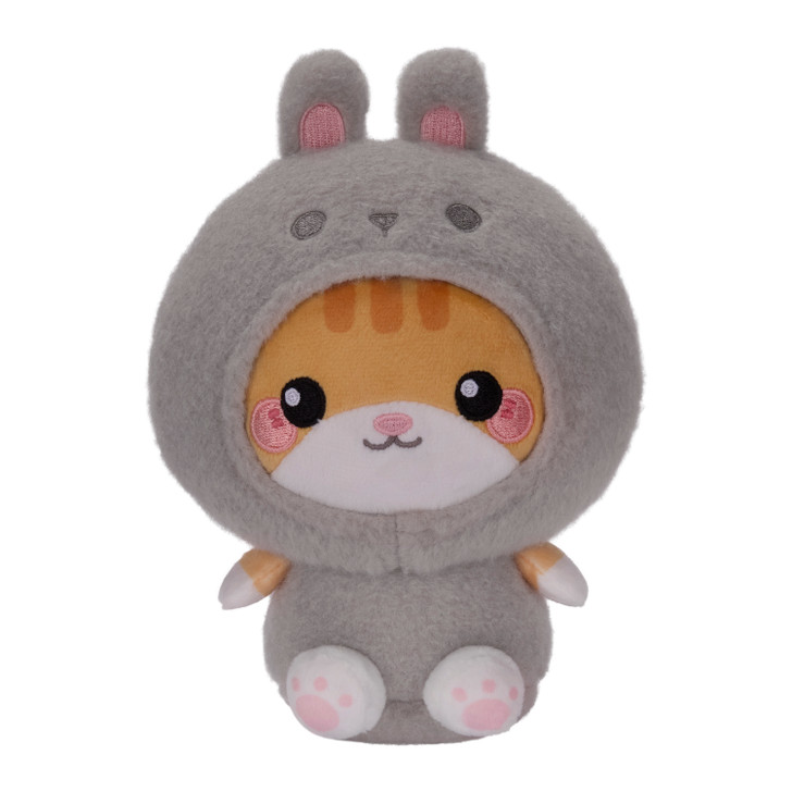 Honeymaru Kitty Bunny plush toy with soft pastel colors, hybrid cat and bunny design, perfect for cuddling at Jellybeet