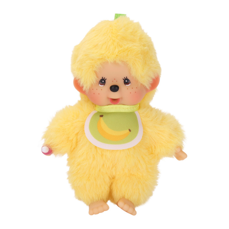Monchhichi Banana Fruit Beanie Plush at Jellybeet