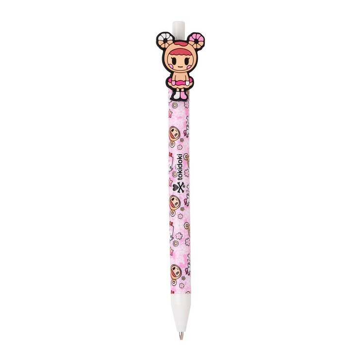 Tokidoki Donutella Matcha Mochi pink mechanical pencil with 0.5mm lead, featuring kawaii unicorn donut character design at Jellybeet