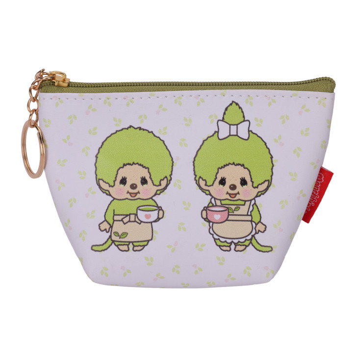 Monchhichi Coin Purse featuring adorable retro character design, compact size for everyday use at Jellybeet