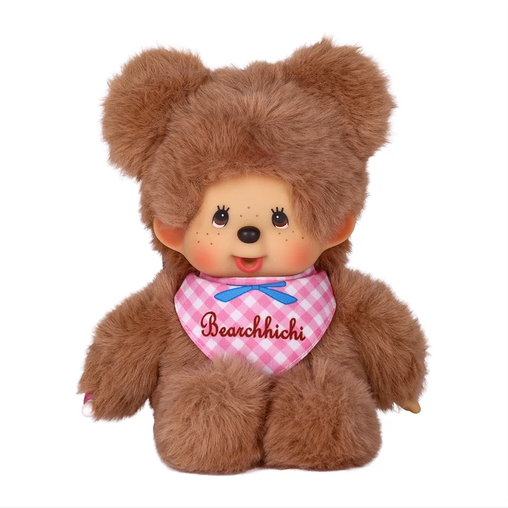 Monchhichi Bearchichi soft plush toy with adorable kawaii bear design for collectors and fans at Jellybeet