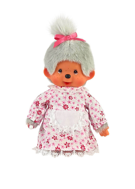 Monchhichi GrandMa Plush Toy - Front Angle