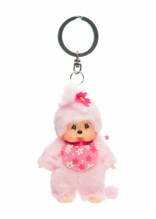 Monchhichi Cherry Blossom Keychain | jellybeet