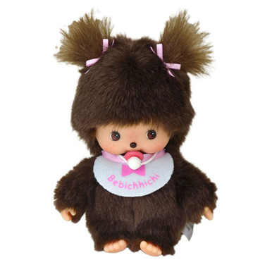 Buy Monchhichi Bebichhichi Basic White Bib Girl Plush