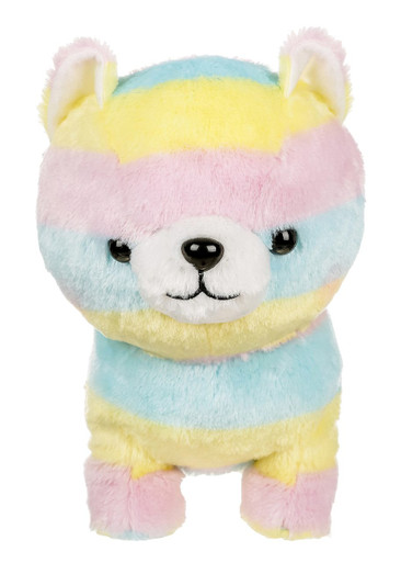 rainbow stuffed dog