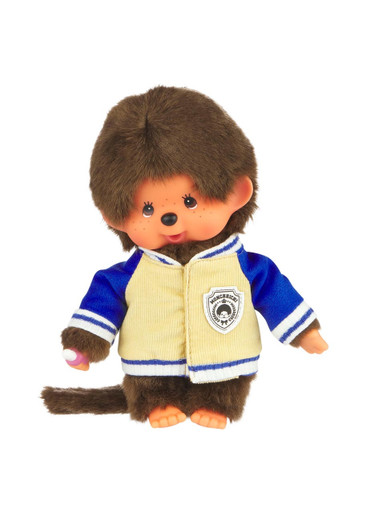 Monchhichi Jean Jacket Boy Plush