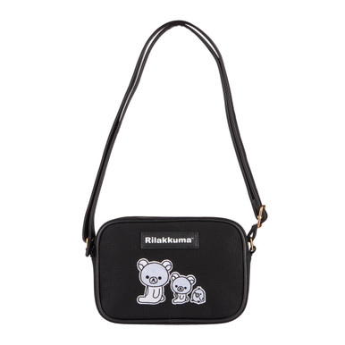 Rilakkuma Crossbody Bag Black | jellybeet