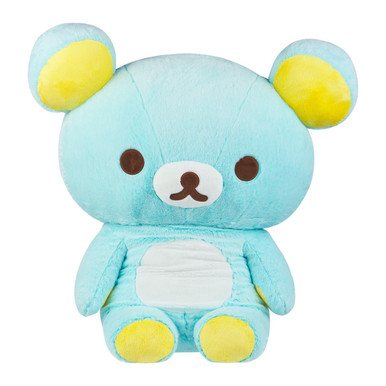 リラックマ シャーベットぬいぐるみ ブルー Rilakkuma San-X Original BLUE Long Pile Sherbet Series JUMBO Plush