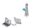 UBIQUITI LiteBeam M5 LBE-M5-23 - Radio (CPE) airMAX M5 operando en 5 GHz (5150 - 5875 MHz) con antena integrada de 23 dBi y potencia de transmisión de 25 dBm. Cuenta con 1 puerto Ethernet (10/100), ofrece un rendimiento de hasta 100 Mbps.
