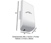 UBIQUITI NANOSTATION LOCOM2 - Radio con antena integrada Airmax 2.4GHz para uso en exteriores con tecnología MIMO. Cuenta con un panel de antena de 8 dBi y una potencia de transmisión de 23 dBm, ofrece un rendimiento de hasta 150 Mbp.