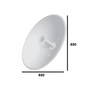 UBIQUITI ROCKETDISH RD-5G30-LW - Antena Direccional para Radio 
