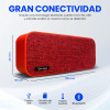 Vorago BSP-150 Bocina Bluetooth Portátil 6w, Entradas Micro SD, Jack 3.5 mm, Batería Recargable, Rojo
