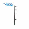 YONUSA TUBOAP201 - Poste de esquina para cercas eléctricas tubo con 5 aisladores de esquina instalados/ 1.20 mts. listo para instalación en campo