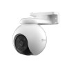 EZVIZ CS-H8-3K PT WiFi / (3K) 5MP / Visión 360° / Detección humana / Detección de Vehiculo / Sirena / Luz Parpadeante / Colores en Oscuridad / Micro SD / Presets / Autoseguimiento / Exterior.