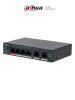 DAHUA DH-CS4006-4ET2ET-60 - Switch PoE de 6 Puertos Administrable con 4 PoE (10/100 Mbps) y 2 uplink (10/100/1000 Mbps). Total de 65 W PoE, administración en la nube con DoLynk Care, carcasa metálica robusta, ideal para redes IP