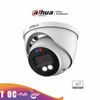 DAHUA DH-HAC-ME1809HN-A-PV - Camara Domo TiOC 4k/ Disuasión Activa/ Iluminador Dual Inteligente + FullColor/ Estrobo con Luz Roja y Azul/ Lente de 2.8mm/ 106 Grados de Apertura/ 40 Metros de IR y Luz Visible/ Microfono Integrado/ IP67