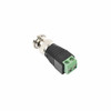 EPCOM TT-RG-17 Adaptador de conector BNC macho a 2 terminales-tornillo para cables AWG-26-14, en aplicaciones Video Vigilancia, Níquel/ Oro/ PTFE y PVC.