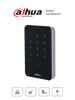 DAHUA DHI-ASR2101A-ME  - Lectora con Tecnología Dual con Teclado para Panel de Control de Acceso