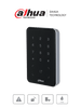 DAHUA DHI-ASR2101A-ME  - Lectora con Tecnología Dual con Teclado para Panel de Control de Acceso