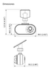 DAHUA HMW3200L-FR - Cámara Especial HDCVI para DVR Movil 1080p/ Doble Lente/ Lente Frontal 2.8 mm/ Lente Trasero 2.1 mm/ Ir Trasero 3 Metros.