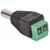 STEREN CCTV-320 Conector de corriente de plug macho / UTP invertido 2.1 mm a 2 terminales atornillables