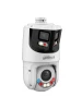 DAHUA SDT4E425-8P-GB-APV1-Cámara IP PTZ 8+4MP,8MP Vista Panorámica+4MP PT, TiOC WizSense, 25X Zoom, IR hasta100m, disuasión activa con Estrobo de Luz Roja y Azul, Altavoz Integrado, protección perimetral, Iluminador dual inteligent