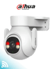 DAHUA DH-P3B-PV- Cámara IP PT WiFi de 3 Megapíxeles con audio bidireccional (micrófono y altavoz), sirena de 110 dB, WiFi 6, detección de personas y vehículos, IP65 y ranura MicroSD