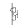 DAHUA DH-PFA152-E - Montaje para Poste/ Compatible con Montajes: PFA121, PFA130-E y PFA135,