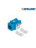 INTELLINET 210737 – Jack RJ45 Cat6 Keystone Impacto 110 Color Blanco