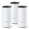 TP-LINKDECO-M4-3PACK KIT 3 Routers Inalámbricos MESH Interior para Hogar / Doble Banda Wi-Fi 5 AC1200 Mbps / 2 Puerto Gigabit WAN/LAN / 2 Antenas Internas / Administración Mediante la App Deco (iOS, Android).