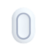 DAHUA DHI-ARD821-W2 - Botón de Pánico Inalámbrico/ Indicador de Estado con Luz Led / IP54 / Alarma de Batería Baja. Opera en 433 MHz con comunicación bidireccional, cifrado AES128 y salto de frecuencia, con un alcance de hasta 800 m. 