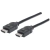 MANHATTAN 306119- Cable HDMI de Alta Velocidad de 1.8 Metros/ Resolución 4k@30Hz/ Soprota 3D/ HDMI Macho a Macho/ Soporta Canal de Retorno de Audio (ARC)/ Blindado para Reducir Interferencia.