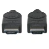 MANHATTAN 323215- Cable HDMI de Alta Velocidad de con Canal Ethernet, HDMI Macho - HDMI Macho, 4K, 30Hz, 2 Metros, Negro. 