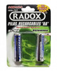 Radox Pila Recargable AA, 2 Piezas / Níquel-metal hidruro (NiMH) / 3000 mAh (1014967)