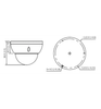 DAHUA HAC-HDBW1500R-Z - Camara Domo Antivandalica de 5 Megapixeles/ Lente Motorizado de 2.7-12mm/ Ir de 30 mts/ IP67/ IK10/ Soporta CVI/AHD/TVI y CBVS.