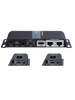 SAXXON LKV712PRO- Kit extensor HDMI de 2 Puertos/ 40 metros/ CAT6/ 6A/ 7/ Resolución 1080p/ loop HDMI/ Transmisor IR/ Plug and play 