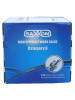 SAXXON OUTP6COP305BC - Bobina de cable UTP Cat6 100% cobre, 305 metros, bobinado REELEX, color blanco, para uso interior, con 4 pares, soporta pruebas de rendimiento, certificaciones UL444, ISO9001 y RoHS.