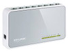 TP-LINK TL-SF1008D SWITCH DESKTOP 8-PORT 10/100 Mbps, los 8 puertos soportan MDI/MDIX automático, lo que le evita tener que preocuparse de qué cable debe utilizar: sólo tiene que enchufarlo y listo.