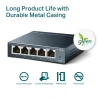 TP-LINK TL-SG105 Switch Gigabit no administrable de 5 puertos 10/100/1000 Mbps     Switches TP-LINK TL-SG105 - Switch Gigabit no administrable de 5 puertos 10/100/1000 Mbps.