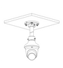 DAHUA IPC-HDW2449T-S-IL - Camara Domo IP de 4 Megapixeles/ Con Iluminador Dual Inteligente+Full Color/ WizSense/ Lente de 2.8mm/ 95 Grados/ Microfono Integrado/30 Mts de IR y Luz Visible/Metálica/Ranura MicroSD/WDR de 120 dB/SMD Plus/PoE.