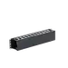 LINKEDPRO LP-ORG-02 Organizador de Cables Horizontal de 2U para Rack de 19", Fabricado en Polímero Resistente a Deformaciones y Rayones, Pintura negra electrostática para mayor durabilidad Material de plástico ABS resistente 