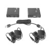 EPCOM TITANIUM TT223KVM Kit extensor KVM (HDMI y USB) | 40m 4k@30Hz 40m | 1080P@60Hz | Cat 6, 6a y 7 | CERO LATENCIA | HDR | Salida Loop | Uso 24/7 | Salida de audio de 3.5mm | Transmite el Video y Controla tu DVR vía USB a distancia.