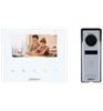 DAHUA DHI-KTA04 - Kit de videoportero analógico con monitor de 4.3" y botones táctiles. Incluye frente de calle con cámara de 1.3 MP, múltiples tonos de timbre personalizables, y función de apertura de puerta para mayor seguridad y comodidad
