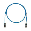 LINKEDPRO LP-UT6-100-BU Cable de parcheo UTP Cat6 - 1 m - azul Cumple normas IEEE 802.3/3u/3ab para LAN Transmisión de datos 10/100/1000 Base-TX, supera 1 Gbps Impedancia característica de 100 Ohms