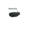 VOLTECK CO-H 46123 Contactos de PVC - Tensión / Corriente: 127 V / 15 A - Bolsa de 2 piezas - Polarizado - Para Interior - Color Negro