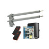 PPA E03391000SUP Kit Piston Home Super Analogico, Automatizador para portones pivotantes residenciales de hasta 125 kg por hoja y 2,80 m de altura. Ofrece hasta 30 ciclos por hora con un tiempo de apertura/cierre de 18 s. 