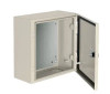 VOLTECK GAME-3030 Gabinete metálico, 300 x 300 mm Fabricado en acero con empaque de poliuretan Bisagras que permiten una abertura de 90° Cierre con llave tipo palomilla Para protección de equipos eléctricos