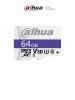 DAHUA DHI-TF-C100/64GB - Dahua Memoria Micro SD de 64 GB UHS-I/ C10/U3/V30/ Velocidad de Lectura 95 MB/s/ Velocidad de Escritura de 30 MB/s